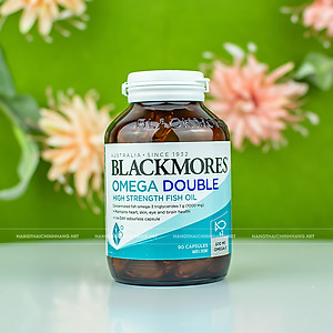 Viên Uống Dầu Cá Omega 3 Bổ Não, Bổ Mắt Blackmores Omega Double High Strength Fish Oil Hộp 90 viên