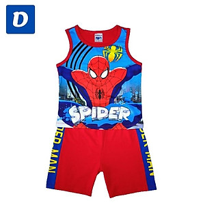 Bộ đồ siêu nhân nhện từ 10-42kg - thun cotton -Kiến Lửa