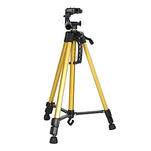 Chân giá đỡ máy chụp ảnh/ quay phim Tripod 3366 + Giá đỡ điện thoại - Hàng chính hãng
