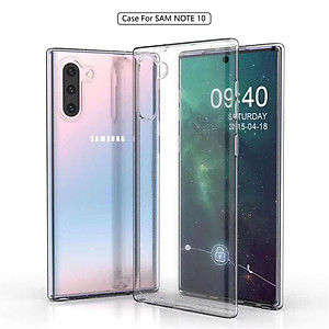 Ốp lưng silicon dẻo trong suốt Loại A cao cấp cho Samsung Galaxy Note 10