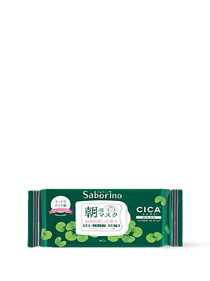 Mặt Nạ Tinh Chất Rau Má Dành Cho Da Mụn 28 Miếng Saborino Morning Facial Sheet Cicacare 22