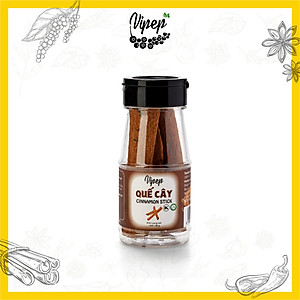 Quế Thanh Cạo Vỏ Gia Vị Vipep Hũ Nhựa 20g - Gia vị Vipep