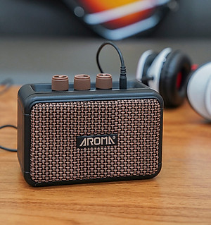 Loa Đàn Guitar Acoustic Aroma AG -04 I Loa Ampli Guitar Điện Mini Aroma AG-04