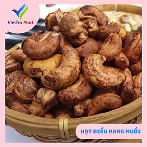 Hạt Điều Rang Muối Nguyên Vỏ Lụa Viettin Mart 500G/1KG