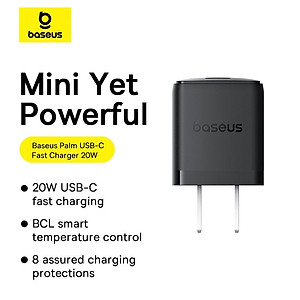 Bộ Cốc sạc và Cáp sạc nhanh Baseus Super Si PD 20W CCCJGCC for iPhone 12 (Hàng chính hãng)