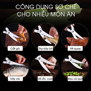 Kéo Bếp Đa Năng, Kéo Cắt Thịt Gà Vịt