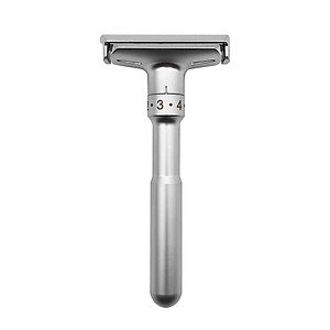 Dao cạo râu truyền thống có hộp kèm lưỡi lam 2000SA - Dao cạo không gỉ 6 cấp chỉnh độ bén