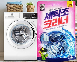Gói bột tẩy vệ sinh lồng máy giặt Sandokkaebi 450g Hàn Quốc - Nhập khẩu chính hãng