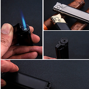 Hộp Quẹt Bật Lửa Khò 1 Tia BCZ 3021 Kiểu Dáng Độc Đáo Sang Trọng- Nhiều Màu 