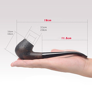 Tẩu gỗ Bạch Đàn sành điệu dành cho Nam - T0152