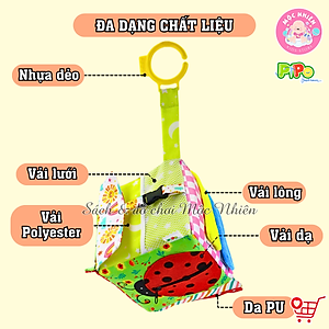Đồ Chơi Vải - Bộ Hình Khối Luyện Kỹ Năng Cho Bé Từ 6 Tháng - Pipo Vietnam