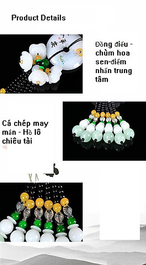 Khánh Treo Xe Ô Tô, Đồng Xu May Mắn vẽ họa tiết phong thủy, mang lại bình an trên mọi hành trình