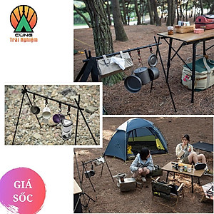  Giá Treo Đồ Tiện Lợi Thiết Kế 4 Móc dùng Cho Du Lịch Dã Ngoại Cắm Trại NatureHike NH19BJ082