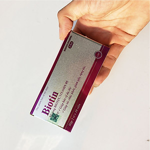 Viên uống bổ sung Biotin, Vitamin B5 Rostex giúp tóc chắc khỏe, giảm gãy rụng tóc, bảo vệ da tóc - Hộp 20 viên