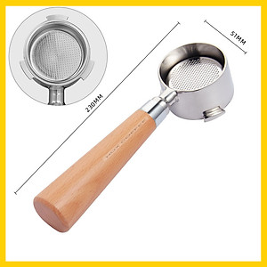 Tay Pha Cho Máy Delonghi | Espresso Coffee Bottomless Portafilter 51mm for DeLonghi