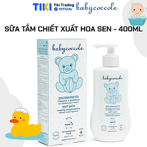 Sữa tắm giữ ẩm cho bé Babycoccole 0M+ chiết xuất hoa sen
