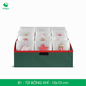 B1 - 15x10 cm - 25 Túi bóng khí chống sốc đóng hàng - Túi gói hàng, bọc chống sốc, xốp chống sốc