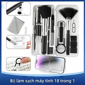 Bộ Dụng Cụ Vệ Sinh Tai Nghe, Bàn Phím, Máy Tính Đa Năng 7 Trong 1, Nhỏ Gọn, Tiện Lợi , Bộ Vệ Sinh Laptop Đa Năng 7 in 1 7in1 Cao Cấp Vệ Sinh Tai Nghe Điện Thoại, Màn Hình, Máy ảnh Nhựa Abs Cao Cấp Dùng Cho / Airpods / iPhone / iPad Quà - Hàng Nhập Khẩu 1