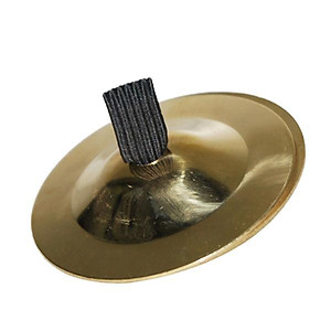 2 Pairs (4pcs) Gold Finger Cymbals Zills Belly Dance Dancer