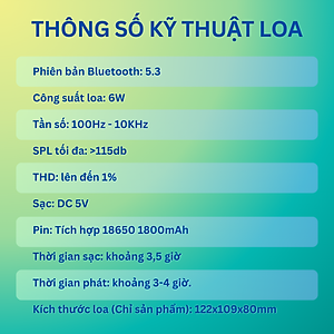 Bộ Loa Karaoke mini Bluetooth iCore ISM59 kèm 01 Micro - Hàng Chính Hãng