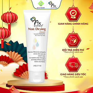 Sữa rửa mặt Fixderma Non Drying Cleanser (60g)