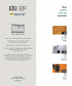 Sách Korean Vietnamese English Trilingual Dictionary