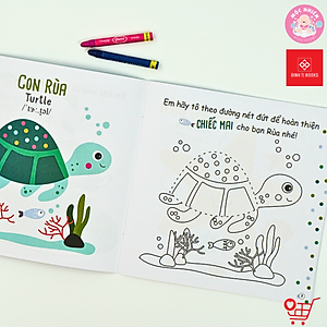 Sách Tô Màu Ngộ Nghĩnh – Đinh Tị Books (Nhiều chủ đề cho bé 3 - 6 tuổi)