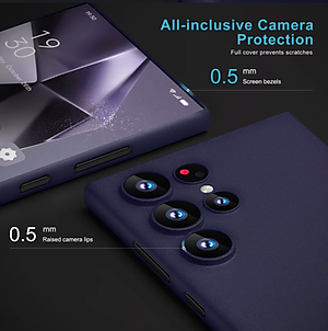 Ốp Lưng Nhám Siêu Mỏng 0.3mm Cho Samsung Galaxy S25 Ultra Hiệu Memumi SLIM Có Màng Bảo Vệ Camera - Hàng Nhập Khẩu