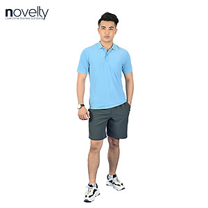 Áo thun Polo nam Novelty 210060 màu xanh da trời