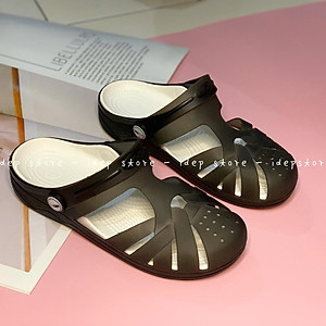 Giày nhựa dẻo bít mũi nữ IDEP đi mưa siêu nhẹ, siêu bền - GL022