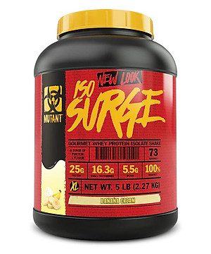 Mutant Iso Surge 5Lbs  - Bổ sung Protein, hỗ trợ tăng Cơ, phục hồi Cơ, Zero Đường Lactose