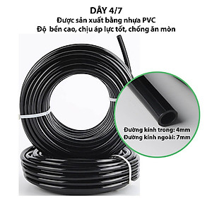 Bộ 30 béc tưới cây 8 tia nhỏ giọt kèm 25m dây và đầy đủ phụ kiện 206848