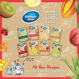 Pate Trái Cây Snappy Tom Gourmers Series [ 70g ] _ Combo Mix Đủ Vị