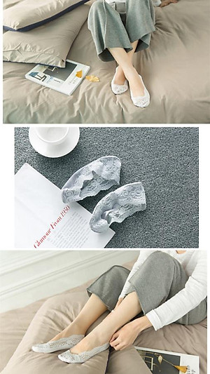 Vớ tất ren nữ  thoáng chân
