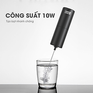 Máy đánh bọt cầm tay Lebenlang LBL4586, chạy bằng PIN 2A nhỏ gọn tiện lợi, công suất 10W – hàng chính hãng