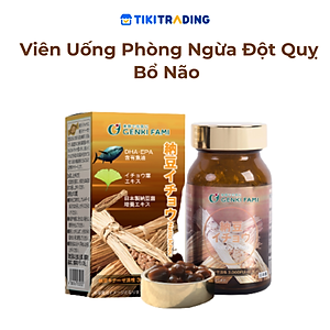 Viên Uống Phòng Ngừa Đột Quỵ, Bổ Não Nattokinase 3000FU Natto Ichou Genki Fami Nhật Bản
