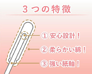 Hộp tăm bông ngoáy tai in hoạt hình ngộ nghĩnh cho bé Sanyo - Made in Japan