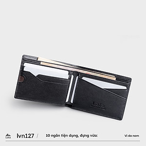 Ví nam da bò Lata ( Thời trang nam cao cấp - Ví da LVN127 )