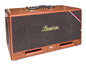 Loa karaoke xách tay K3 PLus Thương hiệu Bossinon công suất 600W-Thùng loa sơn vân gỗ phủ bóng chống trầy, 6 dường tiếng - HÀNG CHÍNH HÃNG