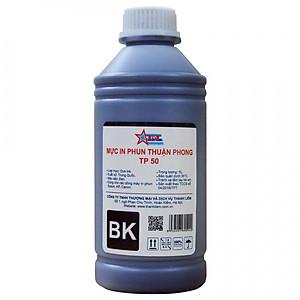 Bộ 6 Màu Mực in phun Thuận Phong TP50 (1L) dùng cho tất cả các dòng máy in phun Epson, HP, Canon - Hàng Chính Hãng