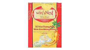 Thùng 72 lọ Yến Sào win'sNest Tổ Yến Chưng Sẵn nhân sâm không đường lọ (70ml)