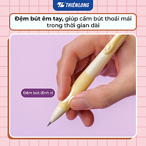 Bút chì bấm Thiên Long PC-032 - Tích hợp chuốt chì trên thân bút - Màu thân ngẫu nhiên