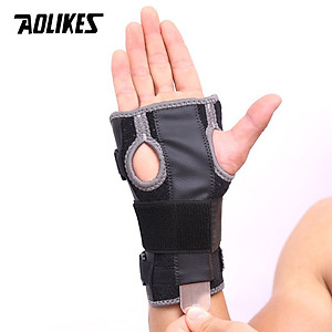 Nẹp Cố Định Khớp Cổ Tay Bằng Tấm Thép An Toàn Metal Plate Support Wrist AOLIKES YE-1680 - Hàng Chính Hãng