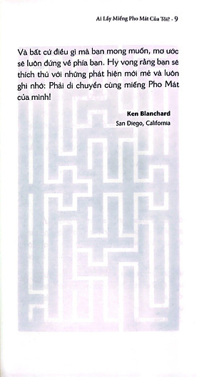 Sách Ai Lấy Miếng Pho Mát Của Tôi ? (Tái Bản)