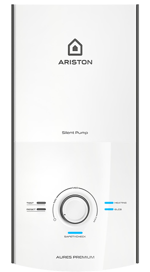 MÁY NÓNG TẮM TRỰC TIẾP ARISTON AURES PREMIUM 4.5P IVORY - Hàng chính hãng( Chỉ giao HCM)