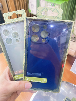Ốp lưng nhám siêu mỏng 0.3mm cho iPhone 15, 15 Plus, 15 Pro, 15 Pro Max hiệu Memumi Slim - mặt lưng chống trượt, chống bám bẩn - Hàng nhập khẩu