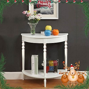 Bàn Console Bán Nguyệt Chân Tiện 4403 - Thương hiệu Viet Home Decor