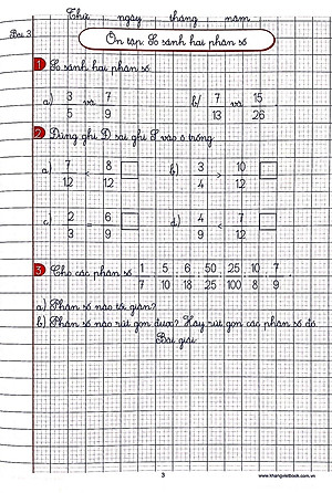 Sách Vở Ô Li Bài Tập Toán - Lớp 5 (Quyển 1)