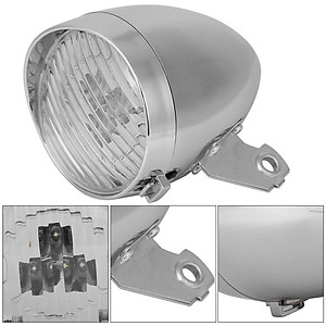 Đèn pha xe đạp phong cách cổ điển 3 đèn LED