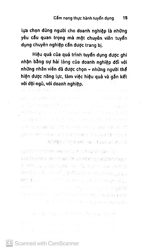 Sách Cẩm Nang Thực Hành Tuyển Dụng